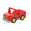 Big Building Blocks Accessories Compatible Large Bricks Children Kids Truck Car Bus City Traffic Series Assembly Educational Toy
