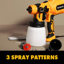 DEKO DKSG SERIES HVLP 800 ML & 3 NOZZLES HIGH POWER ELECTRIC PAINT SPRAYER PAINT GUN PNEUMATIC GUN AIR BRUSH HOME DIY