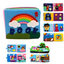 Washable Montessori Toddlers Busy Board 3D Baby Story Cloth Book Early Learning Education Habits Knowledge Develop Dropshipping