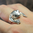1pcs Titanium Steel Eagle Dragon Claw Halloween Skull Ring Hot Selling Men&