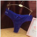 Women Sexy Lace Jacquard Thong Women&
