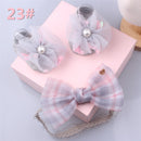 Lovely Pearl Bows Newborn Baby Girl Headband Socks Set Lace Flower Baby Hair Band Turban Baby Little Girl Hair Accessories