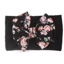 New Bohemia Elastic Printed Flower Kids Headband Newborn Infant Knot Bows Headwraps Baby Girls Headwear Cute Gifts Photo Props