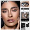 AMARA 1 Pair Color Contact Lenses for Eyes Natural Brown Lenses Beauty Fashion Monet Lense Blue Lenses Green Eye Contact