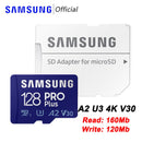SAMSUNG PRO EVO Plus Micro SD 128GB 64GB Memory Card Micro SD Card 256GB TF Cards 512GB Flash Memory U1 U3 4K Microsd for Phone