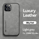 Ultra-thin Silky Feel Magnetic Phone Case For iPhone 13 11 12 14 Pro Max XS XR X 7 8Plus Luxury Texture Leather Protection Case