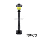 Marumine Traffic Road Sign Light Lamp Block Brick City Street View Accessories Signpost Barrier Speed Limit Indicator Warning