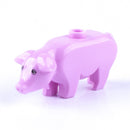 MOC City Animal Building Block Figures Goat Sheep Dog Lion Panda Cheetah Parrot DIY Farm Street View Accessories Bricks Toy Gift