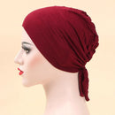 Modal New Soft Under Cap Inner Hijab Cap Stretchy Muslim Women Bandage Underscarf Bonnet Islamic Turban Headband Adjustable