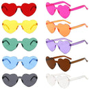 Women Fashion Heart Shaped Effects Glasses Watch The Lights Change To Heart Shape At Night Diffraction Glasses Female Sunglasses