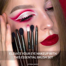 OVW Cosmetic 2/6 pcs Makeup Eye Shadow Brush Set Goat Hair Tool Ultra Soft Make Up Tapered Blender Diffuse Kit Cut Crease Brush