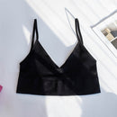 Seamless Low Back Bra Brassiere Comfortable Top Women Wirefree Underwear Unlined Lingerie Sexy Backless Bralette