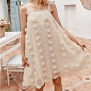 Sleeveless Halter Maxi Summer Dress For Women Fashion Ruffle Beach Long Robe 2022 Elegant Slip Holiday Hollow Out Sundress