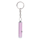 Multi-function Portable Mini LED Flashlight Keychain Aluminum UV Light Currency Detector Lamp Key Chains Torch with Battery