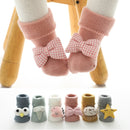 Autumn Winter Baby Girls Socks Newborn Cartoon Animal Baby Socks Infant Baby Boy Socks Anti Slip Soft Cotton Floor Sock Shoes
