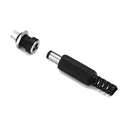 12V 3A 5.5mm 2.1mm Plug Socket DC Connectors DC Power Socket Male Female Jack Screw Nut Panel Mount DC Power Adapter Connector