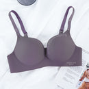 Women Seamless Bra Sexy Push Up Bralette Underwear Wireless Female Lingerie Fashion Letter Pattern Bras Three Quarters(3/4 Cup)