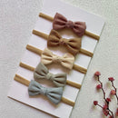 5Pcs/Set Baby Headband Bows For Girls Headbands Children Elastic Hair Bands New Born Hairband Soft Toddler Cute Accessories