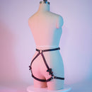 Sexy Body Bondage Women Leg Harness Belts Leather Harness Women Garter Belt Tight Garter Suspenders Straps Stockings With Belt