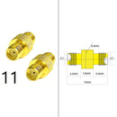 DexMRtiC SMA Male / Female RF Coax Adapter Connector Straight Right Angle T Type Splitter Goldplated NEW Wholesale