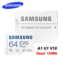 SAMSUNG EVO Plus Micro SD Card 128GB 64GB 512GB 256GB Micro SD Pro Plus Flash Memory Card SD Memory U1 U3 4K Microsd TF Cards