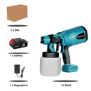 800ML Electric Spray Gun Cordless Paint Sprayer Auto Furniture Steel Coating Airbrush Compatible For Makita 18V Battery