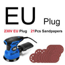 300W Random Orbital Electric Sander Machine with 21Pcs 125mm Sandpapers 120V/240V Strong Dust Collection Polisher by PROSTORMER