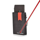 Pop-Up Credit Card Case with RFID Protection Genuine Leather Wallet with Compartment for Notes and Coins for Men and Women