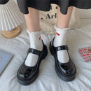 Mary Jane Shoes lolita shoes mary janes platform shoes white Women&