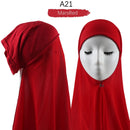 Women Muslim Instant Chiffon Hijab With Cap Underscarf Bonnet HIjabs Scarf Islam Headscarf Headwrap Turbante