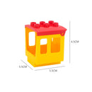 Big Building Blocks Accessories Compatible Large Bricks Children Kids Truck Car Bus City Traffic Series Assembly Educational Toy