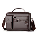 Large-capacity Shoulder Bag Leather Men&