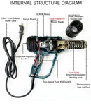 Heat Gun 2000W Professional Hot Air Gun with 2 Temperature Modes Hands-Free Stand Built-in Ideal for Stripping Paints Soldering