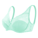 Women Bras Fashion Sexy Lace Bra Push Up Plus Size Bralette Thin Cup Underwire Bras Underwire Lingerie Underwear Top C D Cup