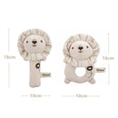 Infant Toddler Rattles Toys For Baby Stroller Crib Soft Rabbit Bear Style Pram Hanging Toys Plush Appease Doll Bed Accessories