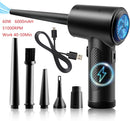 Compressed Air Duster For Computer Keyboard PC Car Clean 51000 RPM USB Charging Portable Electric Dedusting Wireless Air Blower