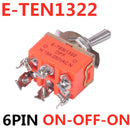1pc New High Quality 15A 250V SPST 2 4 6 Terminal ON OFF Toggle Switch Self-locking Waterproof cap