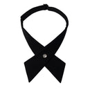 Crisscross bow tie fashionsolid color detachable collar jk Apparel Accessories