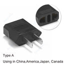 1-100pcs 4.0/4.8mm EU Plug Adapter EU US Israel To Euro KR BR Brazil Plug Converter American Travel Power Adapter Plug Socket
