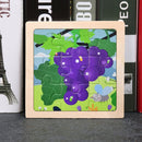 11X11CM Kids Wooden Puzzle Toy Vehicle Animal Jigsaw Cartoon Animal Traffic Tangram Toys Educational Toys Puzzles for Kids Gifts