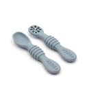 Baby Meal Spoon Set Food Grade Silicone Sticky Spoon Children Sticky Spoon Soup Spoon Fruit Color Silicone Training Spoon