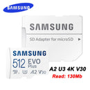 SAMSUNG EVO Plus Micro SD Card 128GB 64GB 512GB 256GB Micro SD Pro Plus Flash Memory Card SD Memory U1 U3 4K Microsd TF Cards