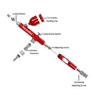 Airbrush Tool Dual Action Gravity Feed 0.3mm Nozzle Spray Gun Cake Decorating Brushes For Nail Manicure With Wrench Straw