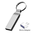 2 in 1 Metal Waterproof Usb Flash Drive Photo Stick Type-c Usb 2.0 disk 16GB 32GB 64GB 128GB 256gb 512gb 1t 2T Cle Usb Pen Drive