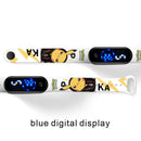 Pokemon Strap LED Electronic Watch Fashion Colorful Bracelet Touch Waterproof Anime Character Pikachu Educational Children&