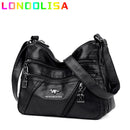 High Quality Soft Leather Luxury Purses and Handbags Women&