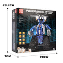 MOULD KING 15059 Technical Toys The APP&RC Motorized Robot With Led Part Model Intelligent Building Blocks Kids Christmas Gift