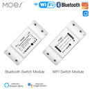 WiFi Bluetooth Smart Light Switch Universal Breaker Timer Smart Life APP Wireless Remote Control Works with Alexa Google Home