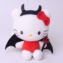 Sanrio 10cm Kuromi My Melody KT Cat PC Dog Hello Kitty Keychain Anime Plush Figure Pendant Accessories Cute Animals Toys
