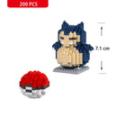 Pokemon Small Building Pokemon Blocks Small Cartoon Picachu Animal Model Education Game Graphics Pokemon Toys For Kids Birthday